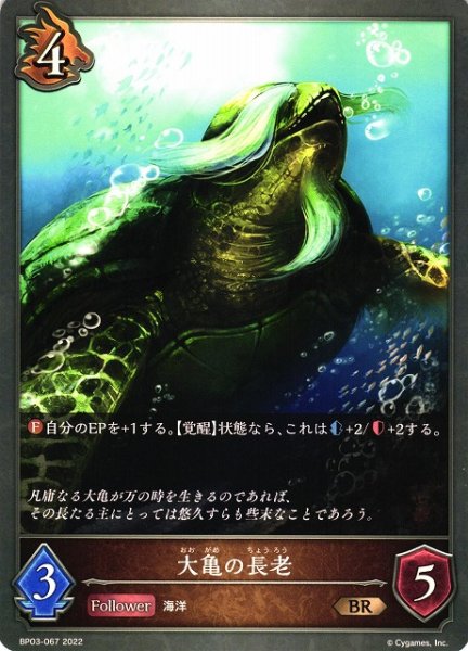 画像1: 【SV】大亀の長老【BR】BP03-067 (1)