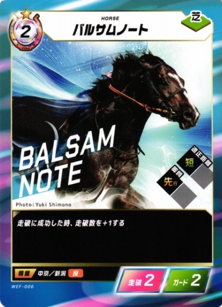 画像1: 【競馬】バルサムノート【N】WEF-006 (1)