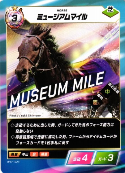 画像1: 【競馬】ミュージアムマイル【N】WEF-024 (1)