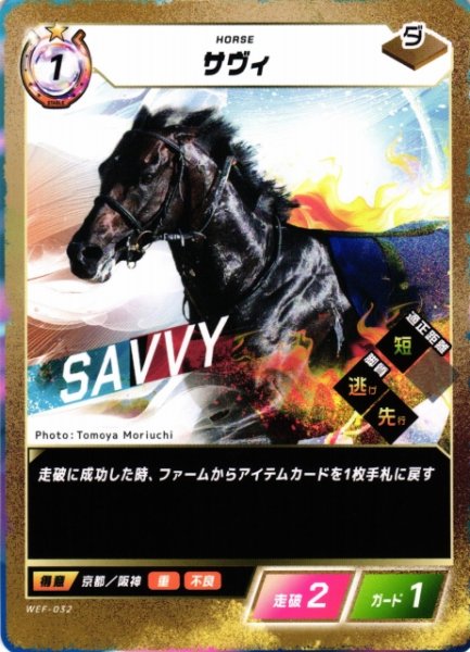 画像1: 【競馬】サヴィ【N】WEF-032 (1)