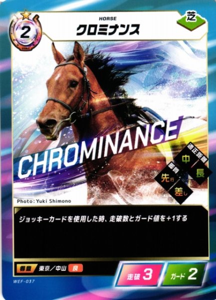 画像1: 【競馬】クロミナンス【N】WEF-037 (1)