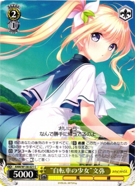 画像1: 【WS】“自転車の少女”文弥【C】ANM/W138-021 (1)