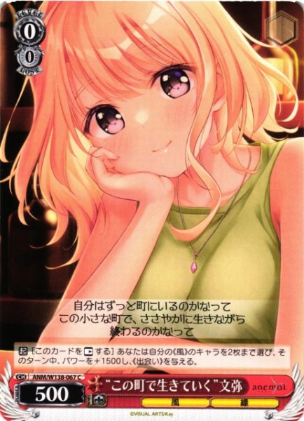 画像1: 【WS】“この町で生きていく”文弥【C】ANM/W138-067 (1)