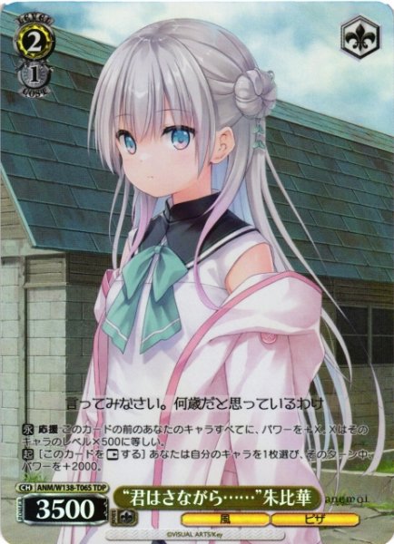 画像1: 【WS】“君はさながら……”朱比華【TDP】ANM/W138-T06S (1)
