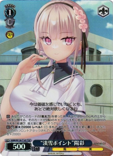 画像1: 【WS】“淡雪ポイント”陽彩【TDP】ANM/W138-T16S (1)