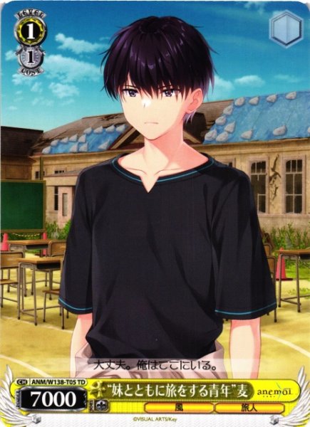 画像1: 【WS】“妹とともに旅をする青年”麦【TD】ANM/W138-T05 (1)