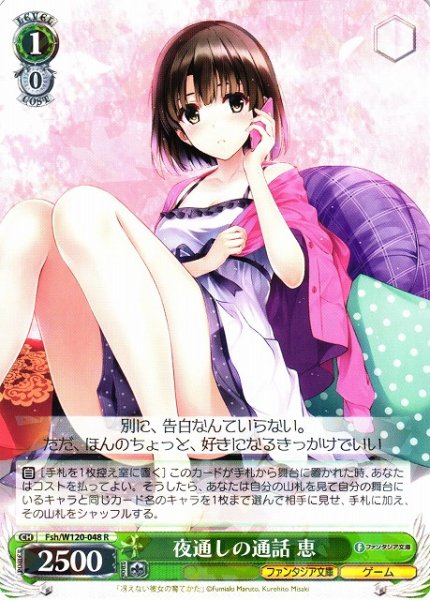 画像1: 【WS】夜通しの通話 恵【R】Fsh/W120-048 (1)