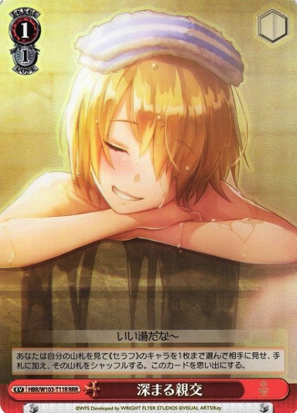 画像1: 【WS】※プレイ用特価品※深まる親交【RRR】HBR/W103-T11 (1)