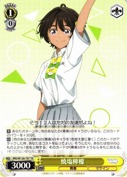 画像1: 【WS】焼塩檸檬【TD】MKI/W126-T07 (1)