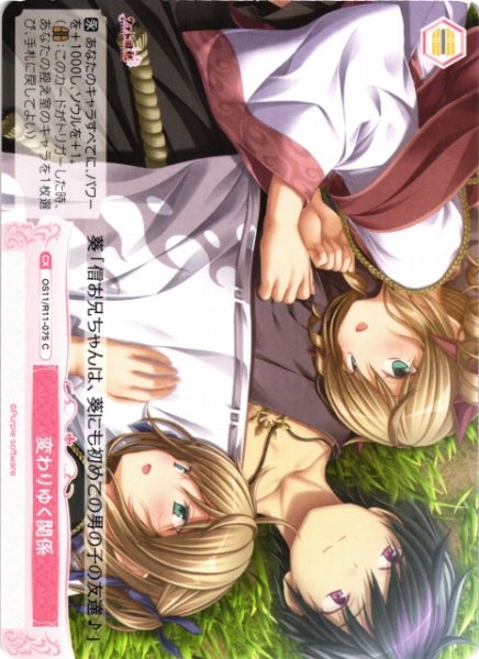 画像1: 【WSR】変わりゆく関係【C】OS11/R11-075 (1)