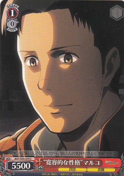 画像1: 【WS】“寛容的な性格”マルコ【C】AOT/S35-079 (1)