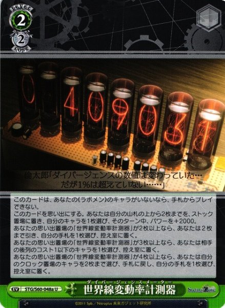 画像1: 【WS】世界線変動率計測器【U】STG/S60-048a (1)