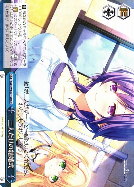 画像1: 【WS】三人だけの結婚式【CR】SMP/W130-120 (1)