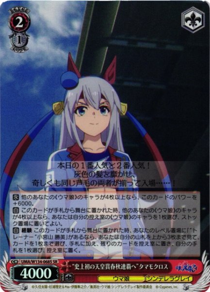 画像1: 【WS】“史上初の天皇賞春秋連覇へ”タマモクロス【SR】UMA/W134-068S (1)