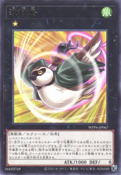画像1: 【遊戯】波紋鳥【レア/★1】WPP6-JP067 (1)