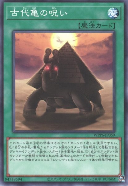画像1: 【遊戯】古代亀の呪い【ノーマル/魔法】WPP6-JP069 (1)