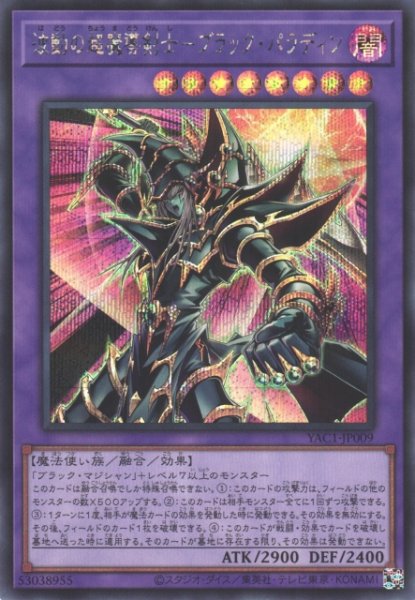 画像1: 【遊戯】波動の超魔導剣士-ブラック・パラディン【シークレット/融合】YAC1-JP009 (1)