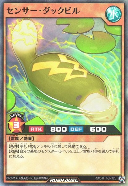 画像1: 【遊戯RD】センサー・ダックビル【スーパー/効果】RD/5TH1-JP120 (1)