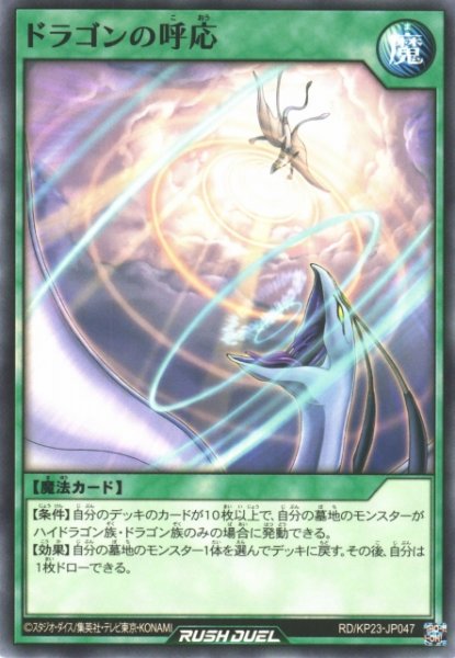 画像1: 【遊戯RD】ドラゴンの呼応【ノーマル/魔法】RD/KP23-JP047 (1)