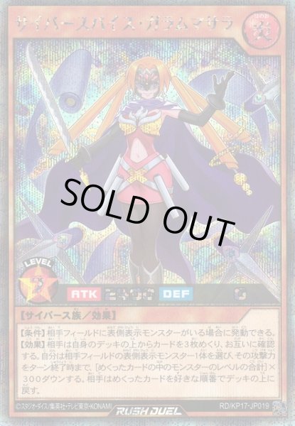 画像1: 【遊戯RD】サイバースパイス・ガラムマサラ【シークレット/効果】RD/KP17-JP019 (1)