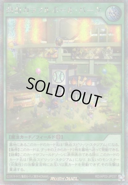 画像1: 【遊戯RD】熱血カラフルボール・パーク【シークレット/魔法】RD/AP03-JP037 (1)