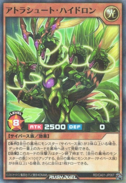 画像1: 【遊戯RD】アトラシュート・ハイドロン【スーパーパラレル/効果】RD/CA01-JP067 (1)