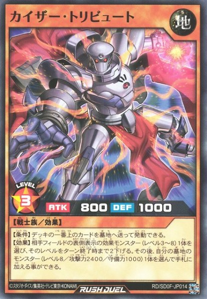 画像1: 【遊戯RD】カイザー・トリビュート【ノーマル/効果】RD/SD0F-JP014 (1)