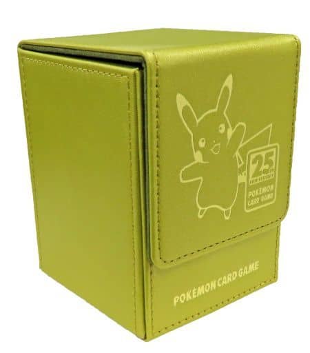 【ポケカサプライ】[デッキケース]ポケモンカードゲーム ソード＆シールド 25th ANNIVERSARY GOLDEN BOX  同梱品『合皮製デッキケース』単品