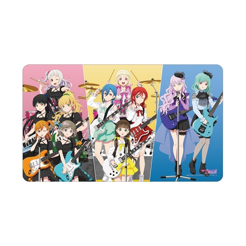 ラブライブスーパースター ラバーマット 予約】マルチデスクマット ラブライブ！スーパースター!! 描き下ろし