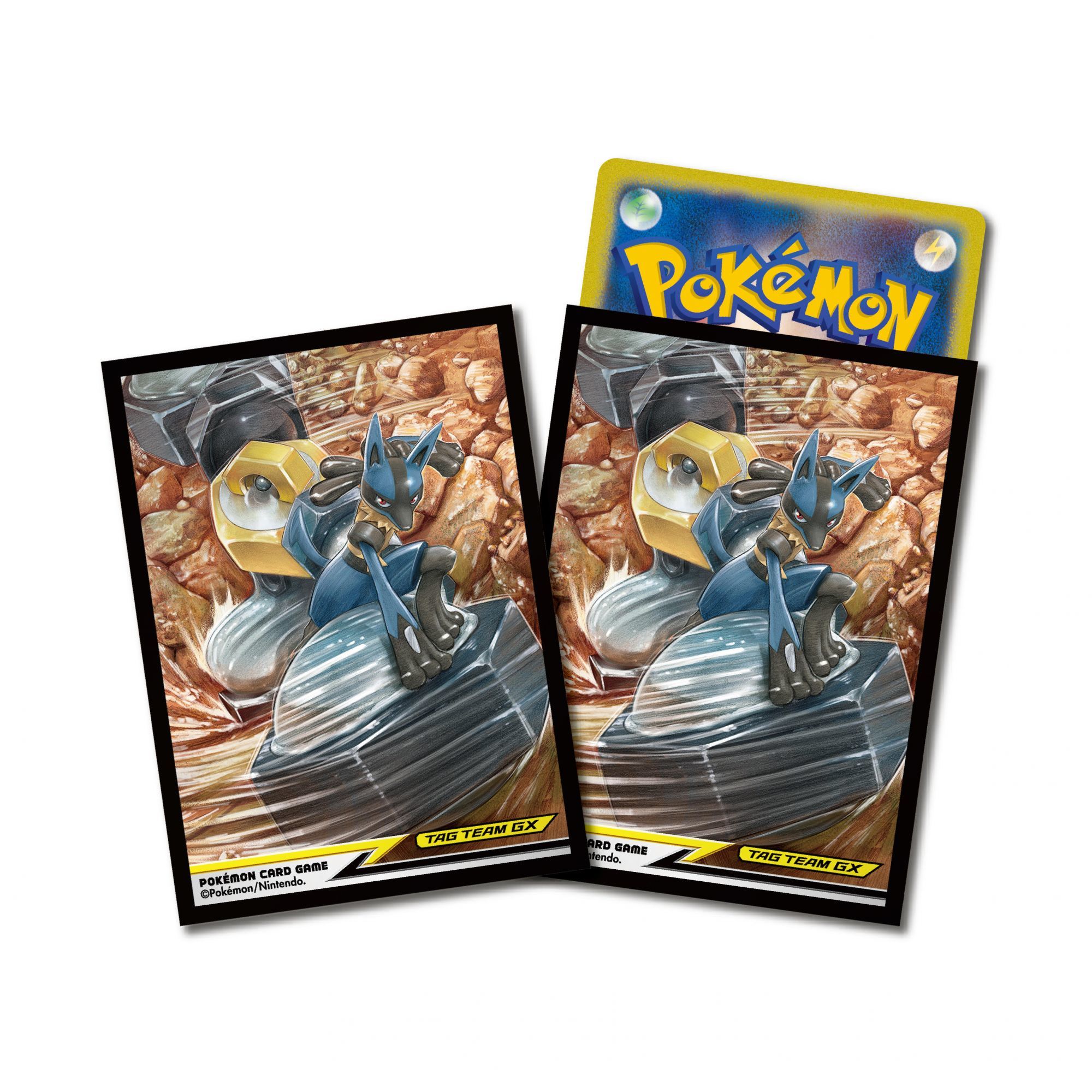 ポケカサプライ スリーブ デッキシールド ルカリオ メルメタル Team Gx 通販ならカードラボオンラインショップ