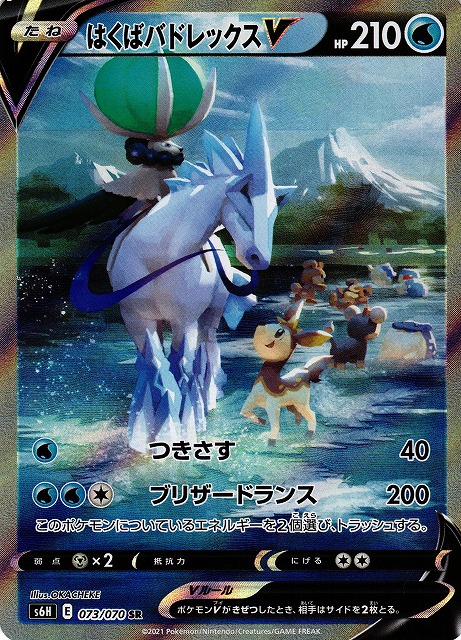 [美品] ポケモンカード こくばバドレックス V SA SR