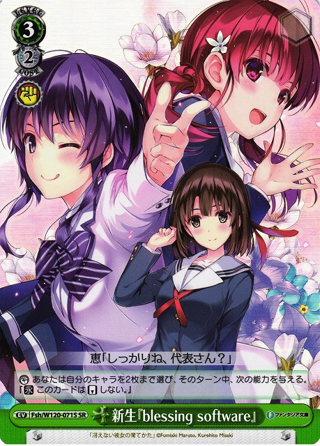 富士見ファンタジア文庫vol.2 あなただけのメインヒロイン 恵 SP｜ヴァイスシュヴァルツ